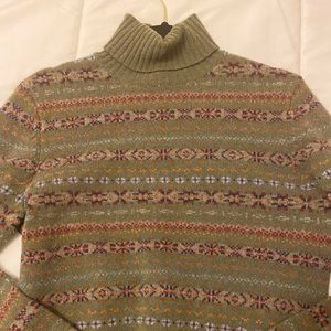 Ralph Lauren patterned turtleneck size M